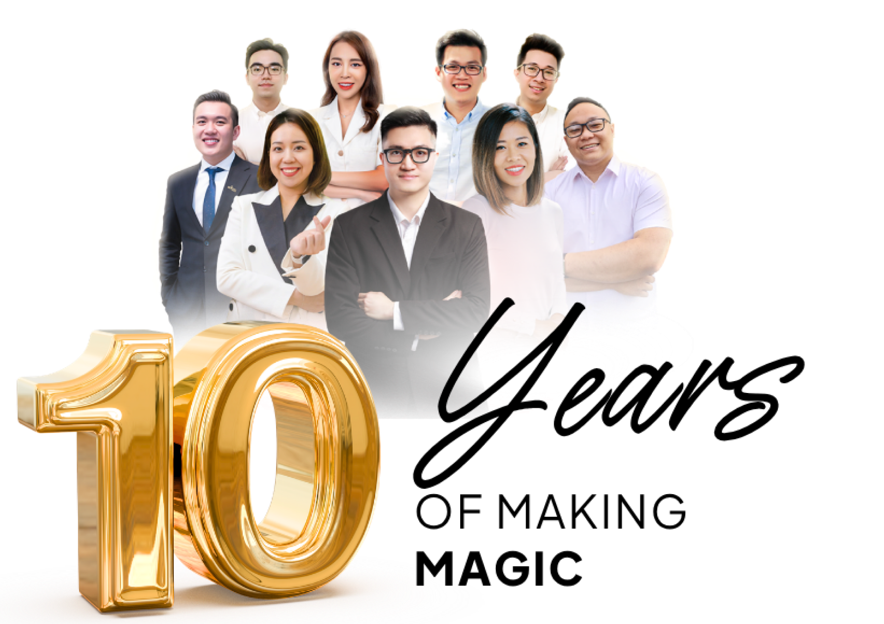 10 years of making magic — đội ngũ Magic English
